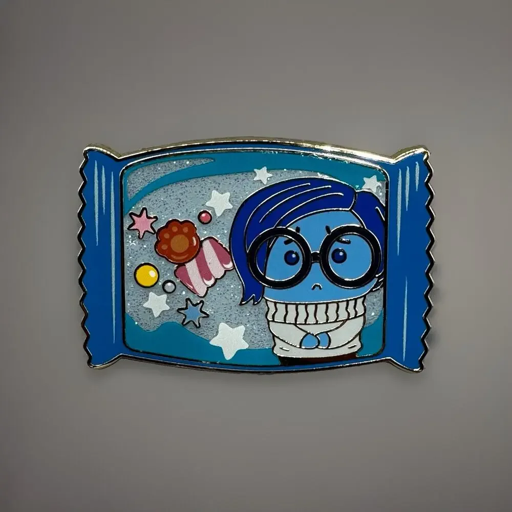 Disney Pixar Candy Blind Enamel Pin Hot Topic New Open Box SADNESS Inside Out